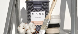 Lanors MONS® CEILING PAINT Aбсолютно матовая потолочная краска, 2% блеска 2.5 л.