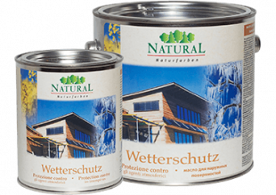 Natural Wetterschutz масло для наружных поверхностей 0,375 л.